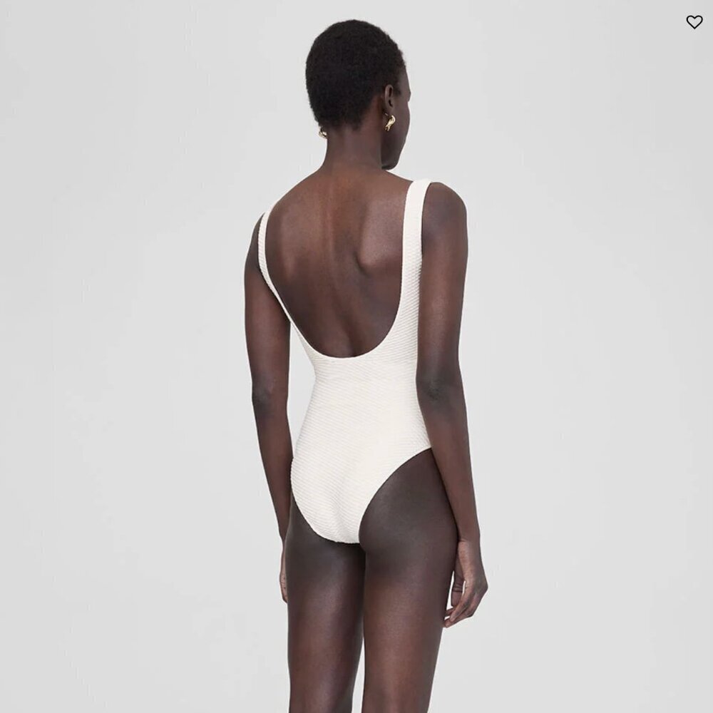 ANINE BING Jace One Piece In Color Cream - Picture 2 of 8